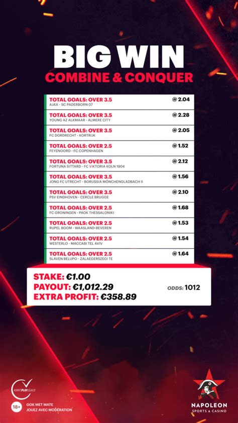 Boost Combo Bets at Napoleon Games .